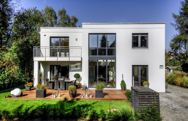 modern home exterior