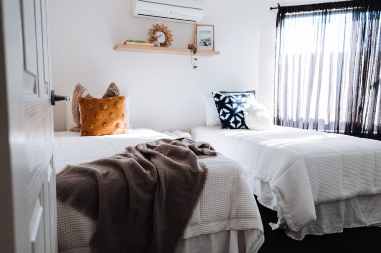 room with an air conditioner