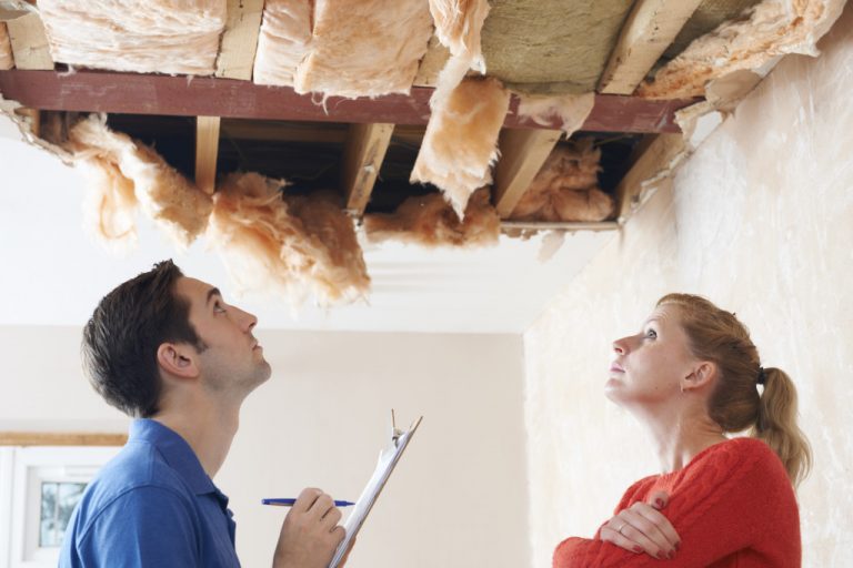 ceiling damage