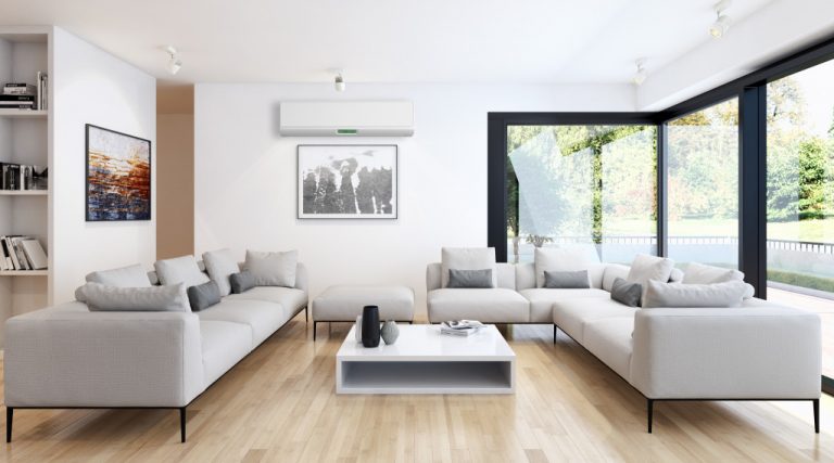 clean living room