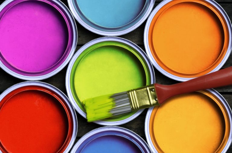 colored paint