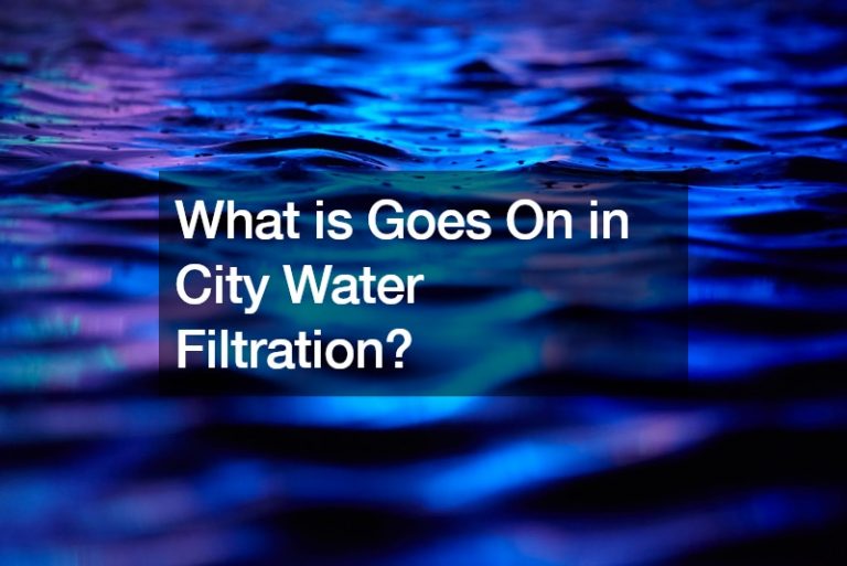 What is Goes On in City Water Filtration?