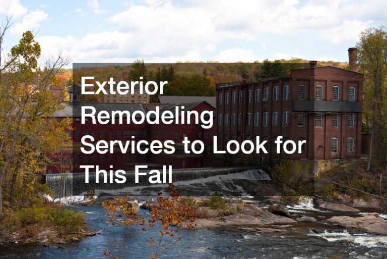 Exterior Remodeling Services to Look for This Fall